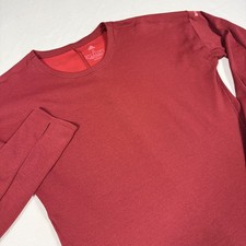 Adidas Energy Running Climalite Top S Maroon Long Sleeve Thumbhole Workout Shirt