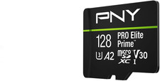 PNY 128GB PRO Elite Prime microSDXC Flash Memory Card Ultra-Fast 200MB/s 1-PacK