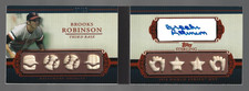 Brooks Robinson 2010 Topps Sterling Signature Relics Booklet Auto 7/10