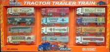 12er Sammelpackung Trucks &ndash; Tractor Trailer Train mit verschiedenen Werbe- un...