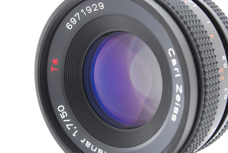 [TOP MINT w/Case] Contax Carl Zeiss Planar T* 50mm f/1.7 MMJ MF Lens C/Y JAPAN - Image 3 of 4