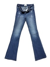 BKE Youth Tailored Bootcut Adjustable Waist Jeans Girls 10R Medium Wash