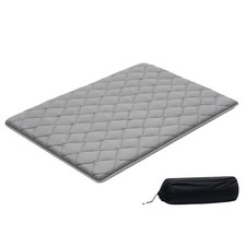 VEVOR Japanese Tatami Mattress Full Foldable Futon Mat with Storage Bag Gray