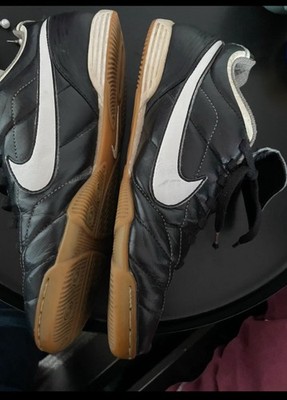 Nike Tiempo Natural IC Hallenschuhe Fußball Gr. 37 Schwarz/Weiß