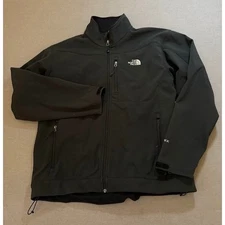 The North Face Apex Bionic Jacket Men's L Black Full Zip Softshell Windbreaker