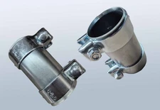 Doppelschelle 60x125 [mm] Rohrverbinder Auspuffschelle Rohrschelle Abgasanlage