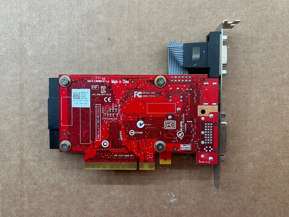 Dell Nvidia GeForce GT730DE GDDR3 0J27RG DVI HDMI VGA Video Graphics Card - Image 2 of 4