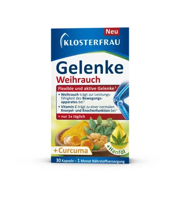 Klosterfrau Gelenke Weihrauch & Curcuma 30 Kapseln