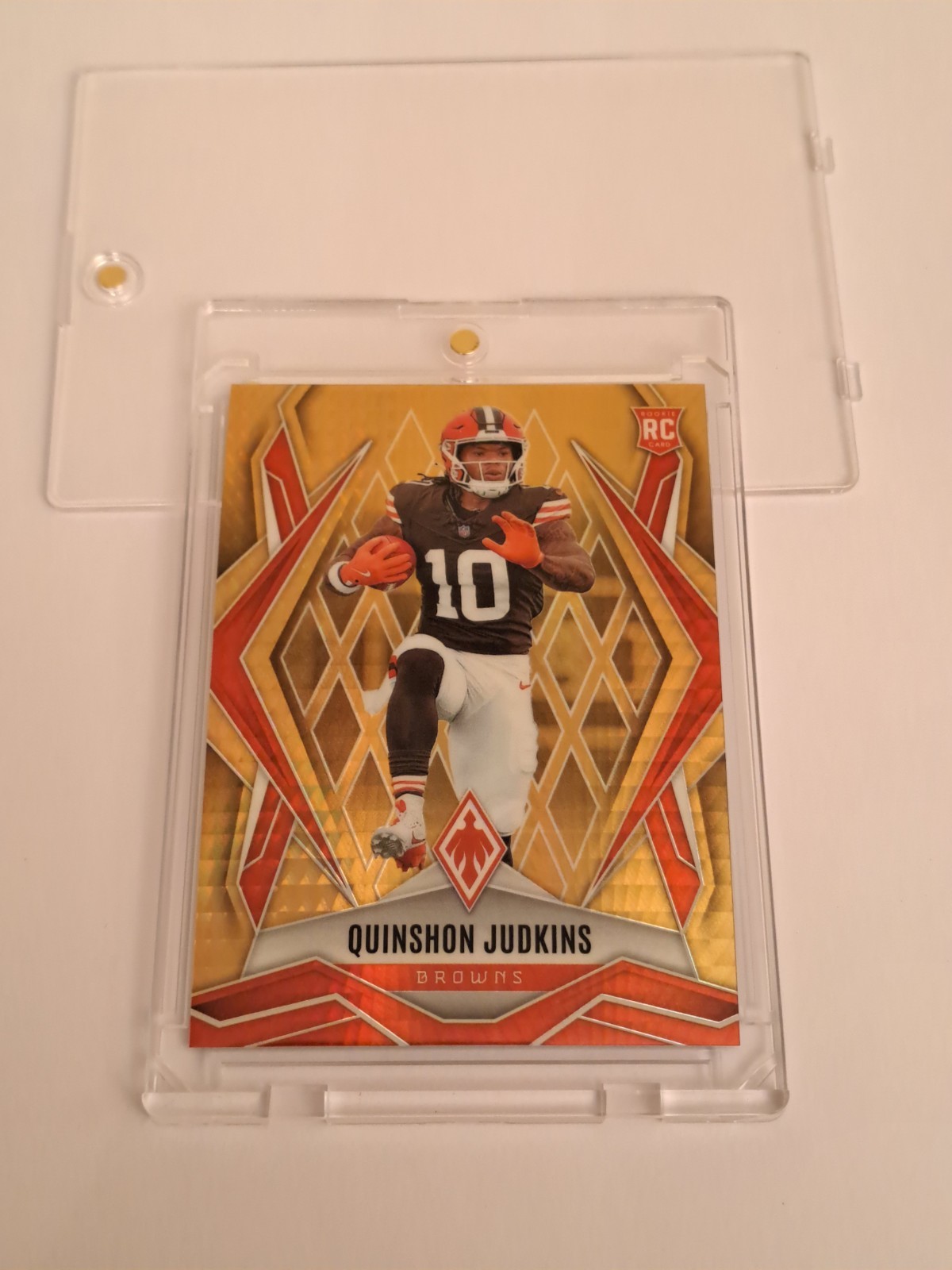 2025 Panini Phoenix Quinshon Judkins #191 Hyper Gold Numbered #/10 SSP Rookie RC