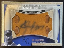 2005 Sweet Spot Classic Bo Jackson /25 Sweet Leather Signatures Auto Royals