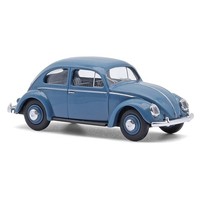 Busch 52950 Vw KäFer Ovalfenster, Blau, Bj. 1955, 1:87, Neu - Modellauto