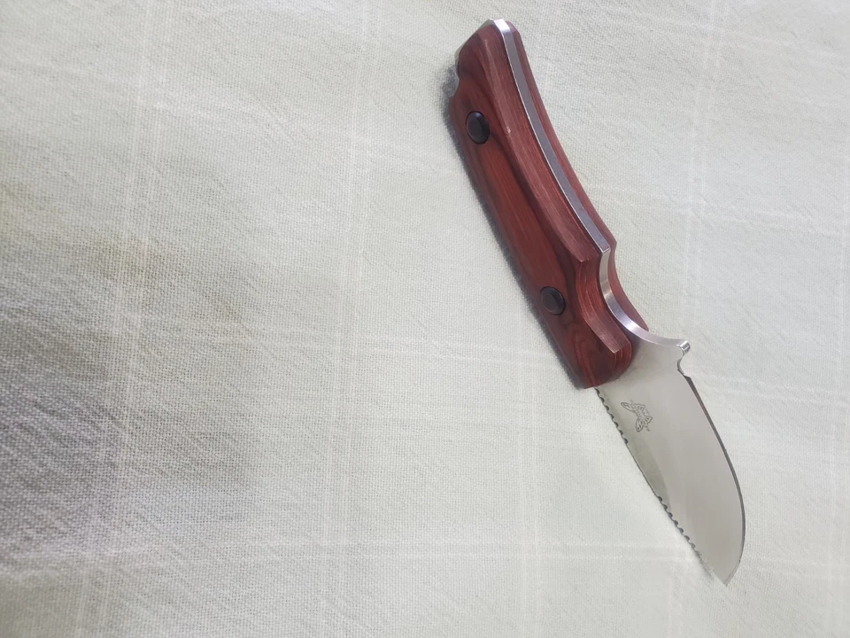 Benchmade Hunter Hidden Canyon Fixed Blade With Leather Holster *PLEASE READ* - Image 4 of 4