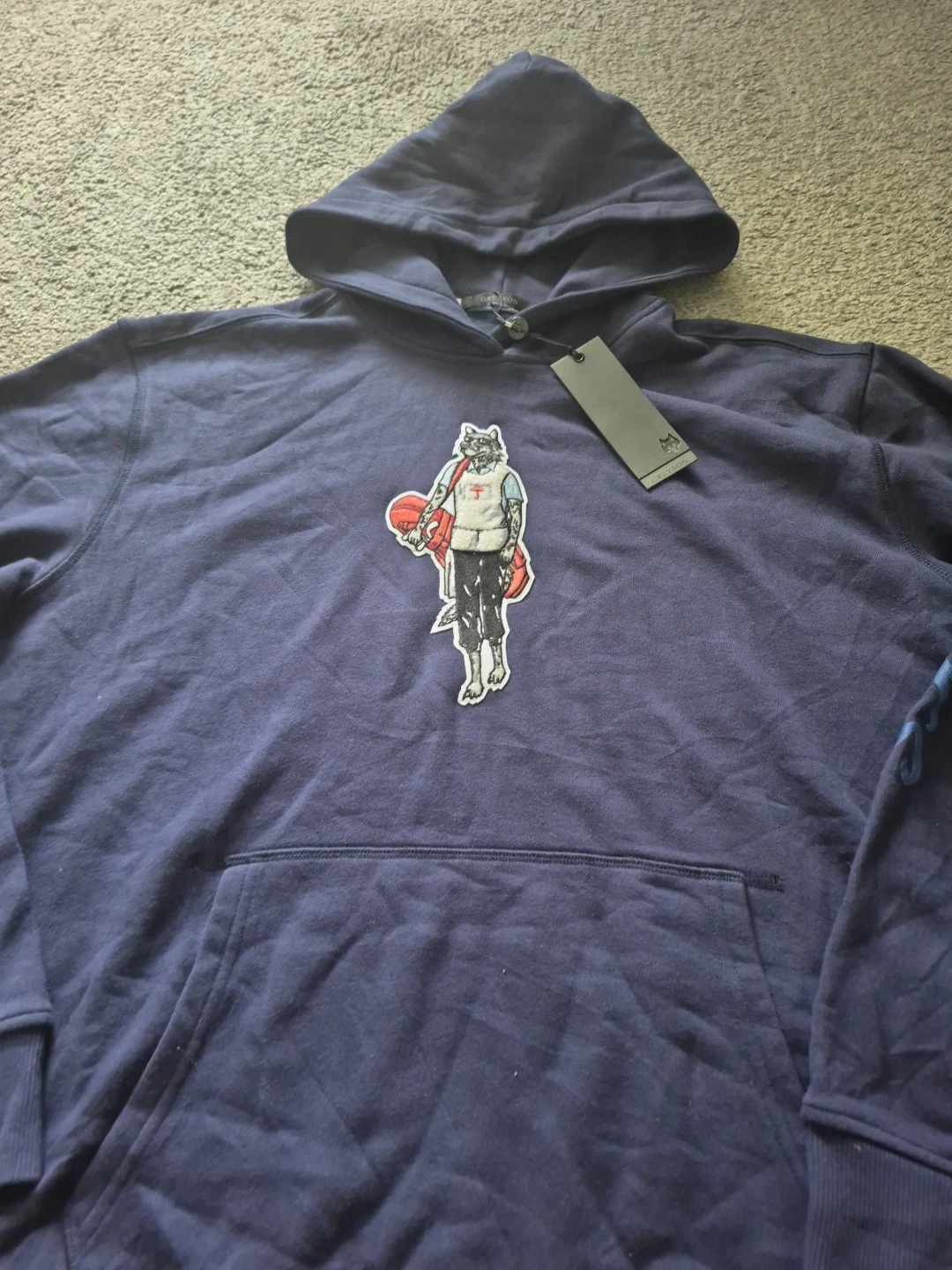 SUPREME Greyson Felpa con Cappuccio Uomo Lake Fleece Blu Medium Golf