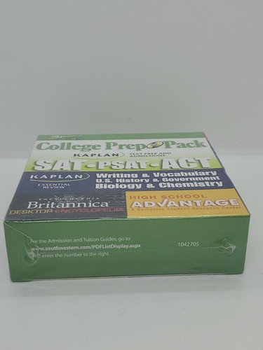SouthWestern Advantage College Prep Pack KAPLAN ACT SAT TEST PSAT Guides Sealed - Picture 4 of 4