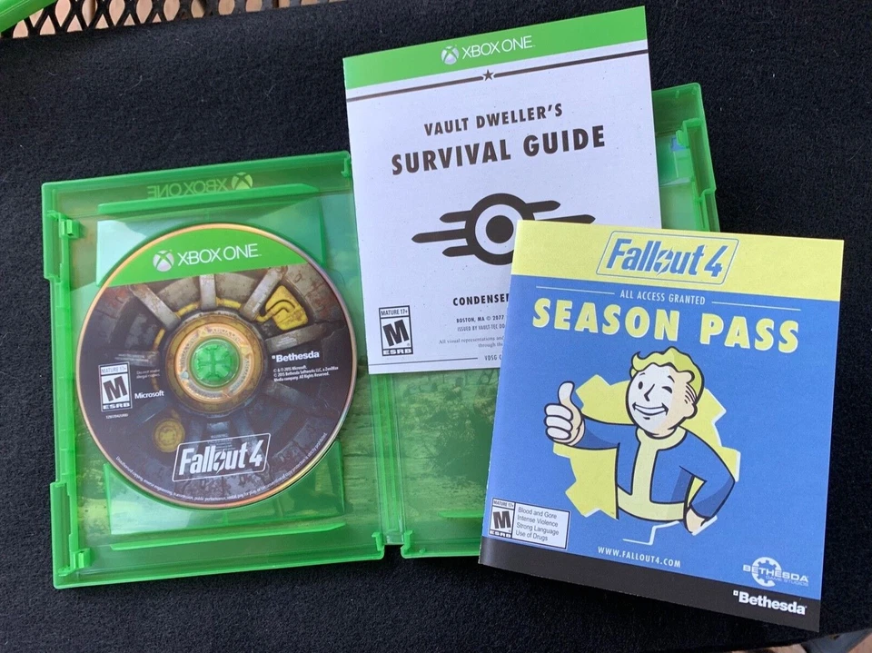 Fallout 4 (Microsoft Xbox One, 2015) w/ Fallout 3 Code - Image 2 of 3