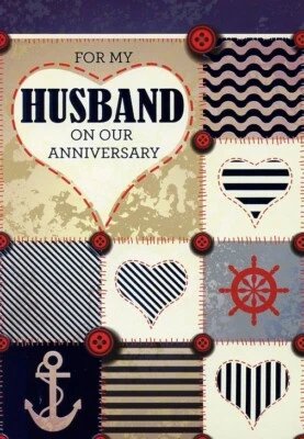 MILLBROOK For My Husband On Our Anniversary- Anniversary Greeting Card - 03332