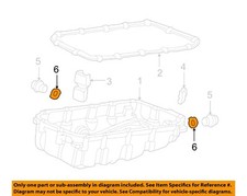 HONDA OEM 95-23 Civic Transaxle Parts-Drain Plug Washer 90471PX4000