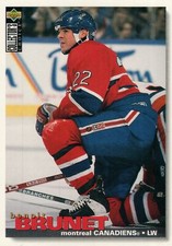 #35 Benoit Brunet Montreal Canadiens 1995-96 Upper Deck Collector's Choice Hocke