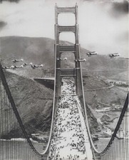 San Francisco Opening Day Golden Gate Bridge on Wrapped Canvas 16x20
