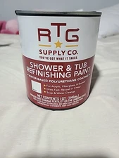 RTG Supply Co. Shower & Tub Refinishing Paint White, Quart (NEW)