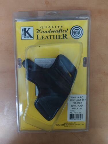 TRIPLE K BELT SLIDE HOLSTER #420-FITS KEL-TEC P32 NEW IN PACKAGE