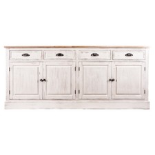 MOBILE BUFFET SHABBY CHIC PROVENZALE DECAPATO BIANCO VINTAGE  Mobili Credenze