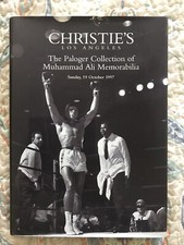 MUHAMMAD ALI PALOGER COLLECTION CHRISTIE’S 1997 BOXING MEMORABILIA HCDJ 1ST ED.