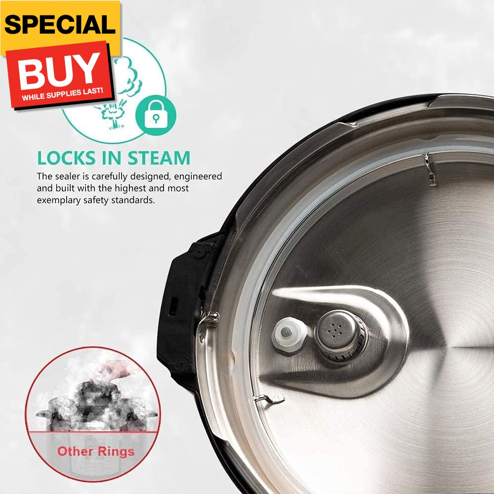 Original Sealing Ring Compatible with Ninja Foodi 6.5 Quart and 8 Quart Pressure