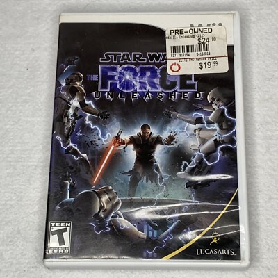 Star Wars: The Force Unleashed - Nintendo  Wii Game Case And Book