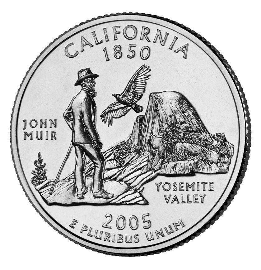 【新品未開封】2005年発行 オレゴン州Quarter 1 バンク•ロール 2005 P CALIFORNIA STATE QUARTER ORIGINAL BANK ROLLS