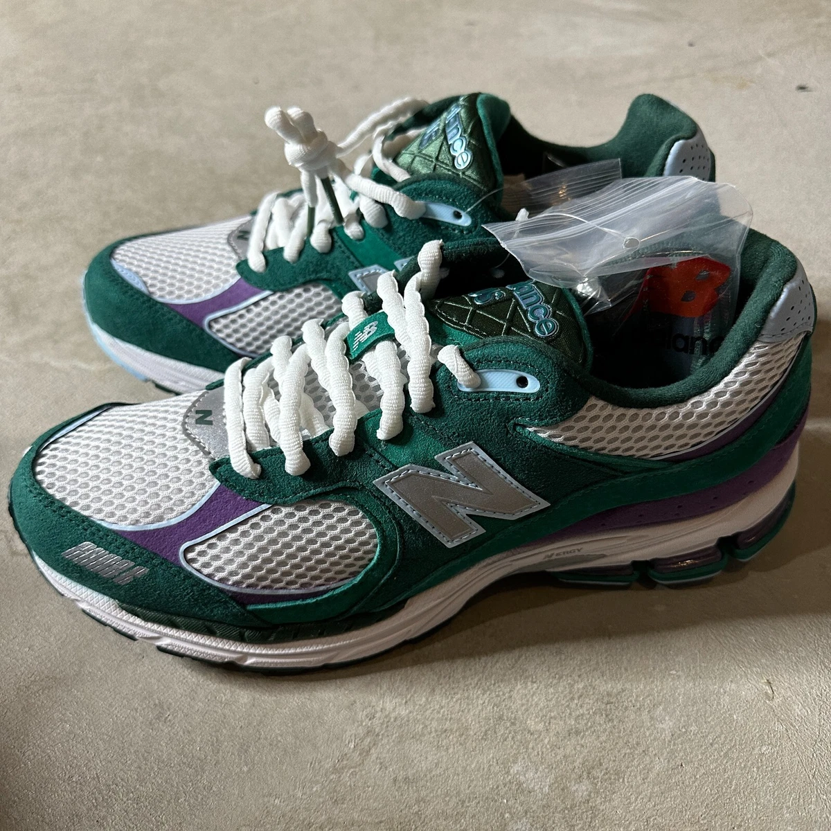 Size 10.5 New Balance 2002R x Up There Backyard Legends Green Purple 2022 New