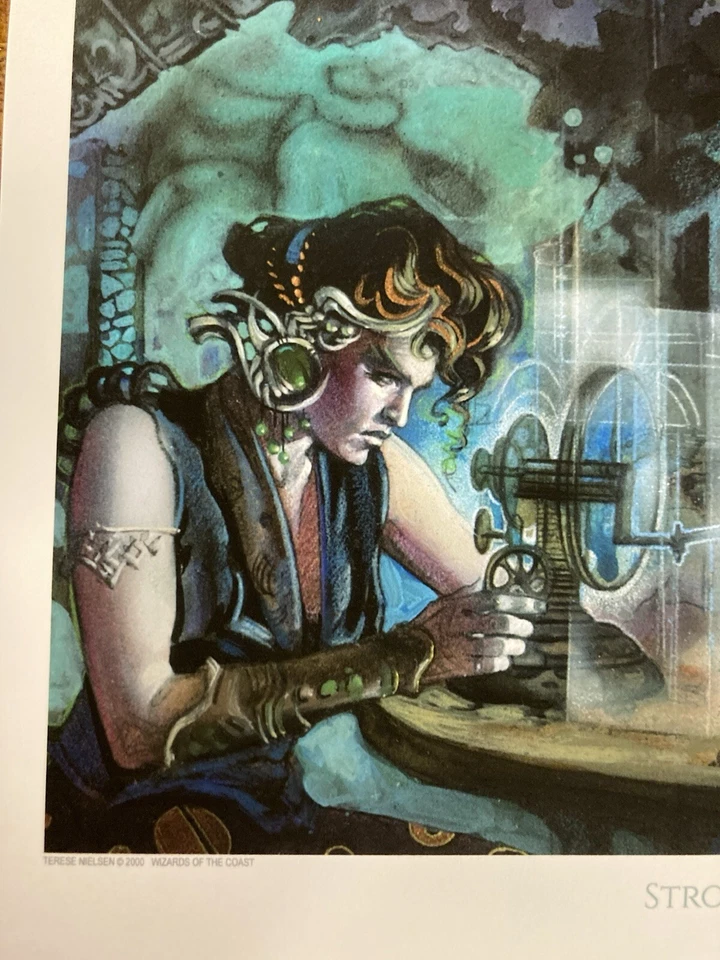 MTG✨Artist Signed STRONGHOLD BIOLOGIST Artist Proof CARD/PRINT✨Nemesis T NIELSEN - Image 4 of 4