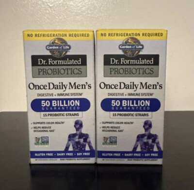 Garden of Life Dr. Formulated Probiotics OnceDaily Men s 50 Billion 60 Veg Caps