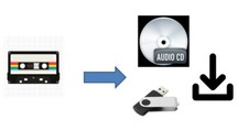 Audio Cassette to CD, USB or Digtial Download - Transfer / Conversion Service