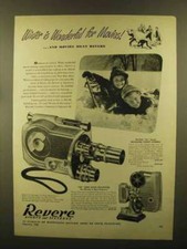 1950 Revere Ad - 26 16mm Magazine Turret Camera