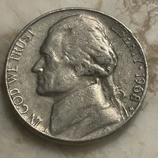 1968-D/D Jefferson Nickel Error DDO Filled “D” Actual Coin Variety TK2041*