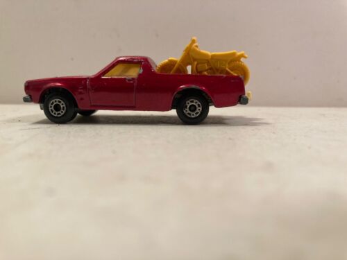 1977 Matchbox Superfast #60 Holden Pick-Up Truck w/ Motorcycles England