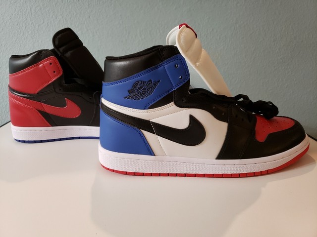 air jordan 1 retro high og red blue white