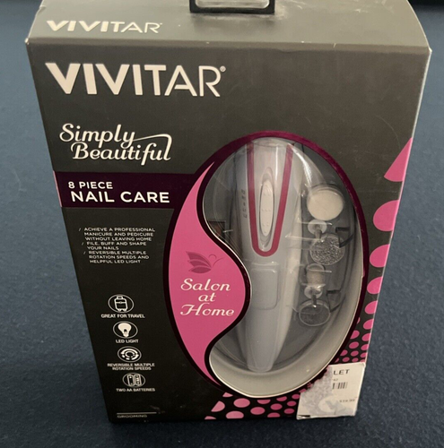 NUEVO Kit de 8 piezas para el cuidado de uñas taladro con varios cabezales intercambiables velocidades - Imagen 8 de 9