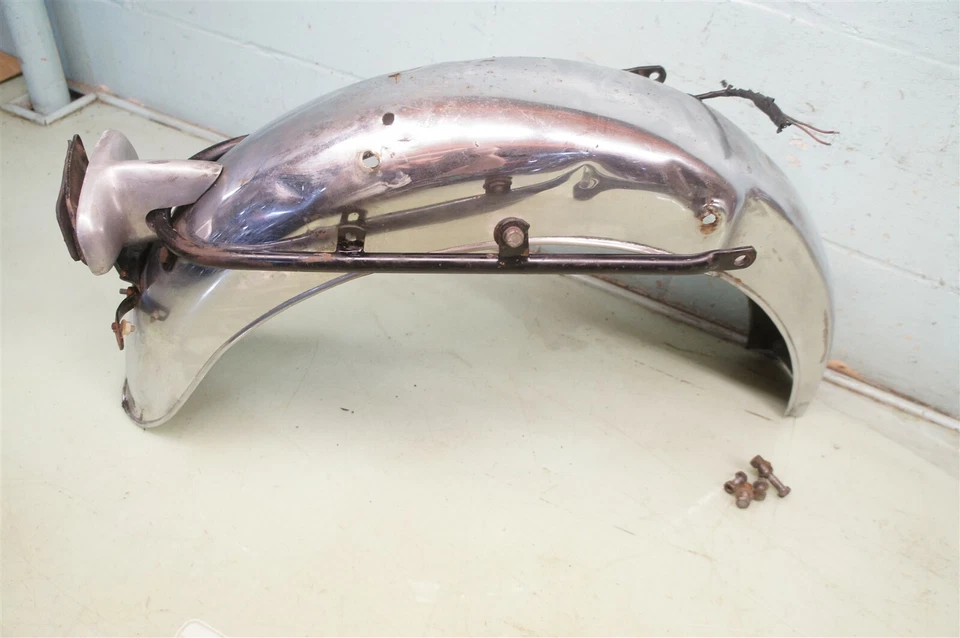 1967 BSA A65 A65L Lightning Thunderbolt 650 A65T A65-L *2309 REAR FENDER  - Image 2 of 4