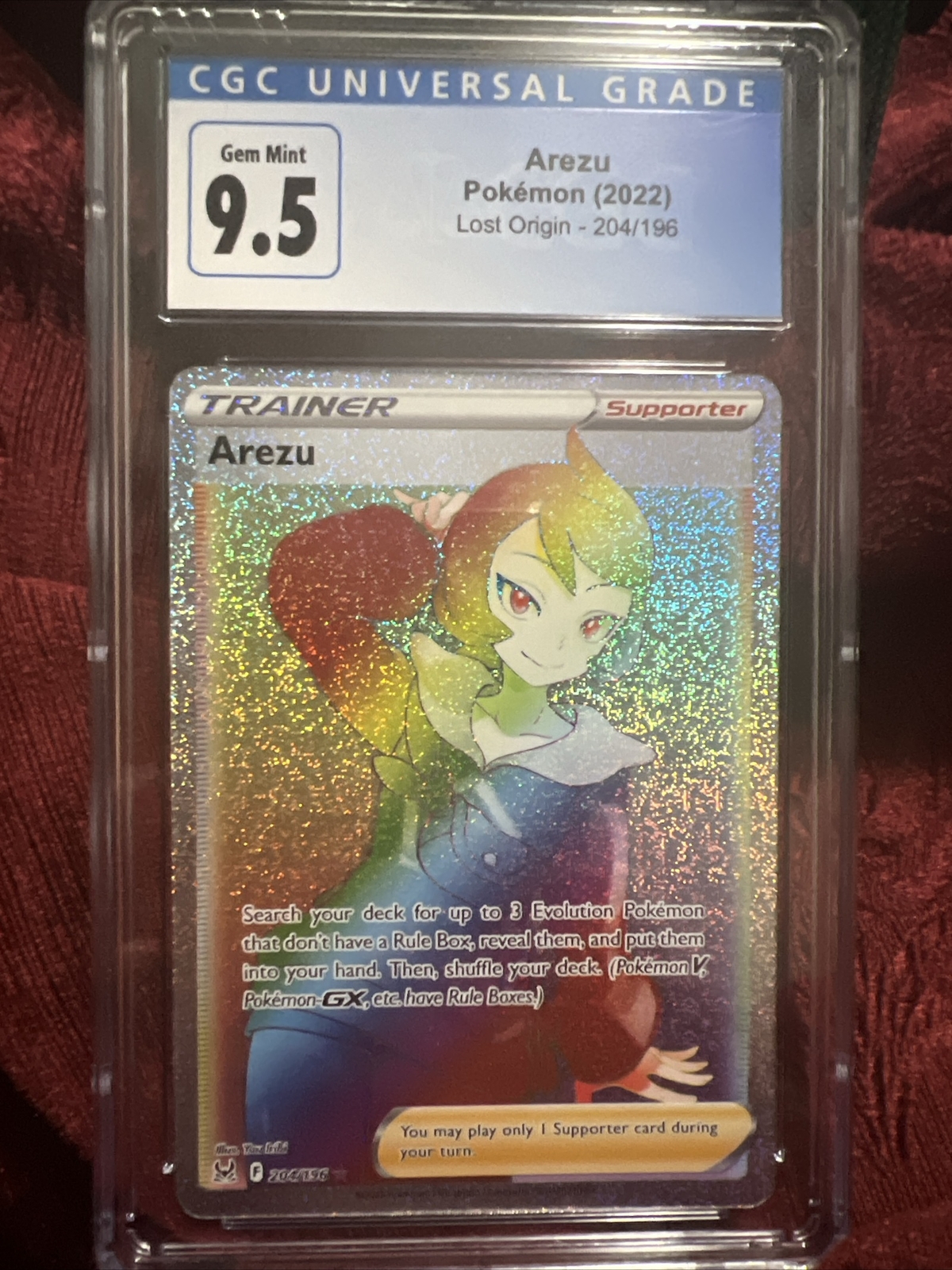 Pokémon TCG Arezu Sword & Shield - Lost Origin 204/196 Regular Secret Rare