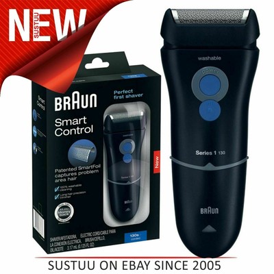 Braun Series 1 130s 1 Mens Electric Mains Trimmer Shaver With Smartfoil Washable Ebay