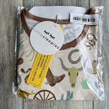 Little Sleepies Ready to Rodeo Print 2 Piece Shorts Pajama Set Size 12/14 NWT