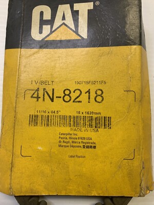 Caterpillar Oem Cogged V Belt 4N-8218. Cat Nos Belt 4n8218. | eBay