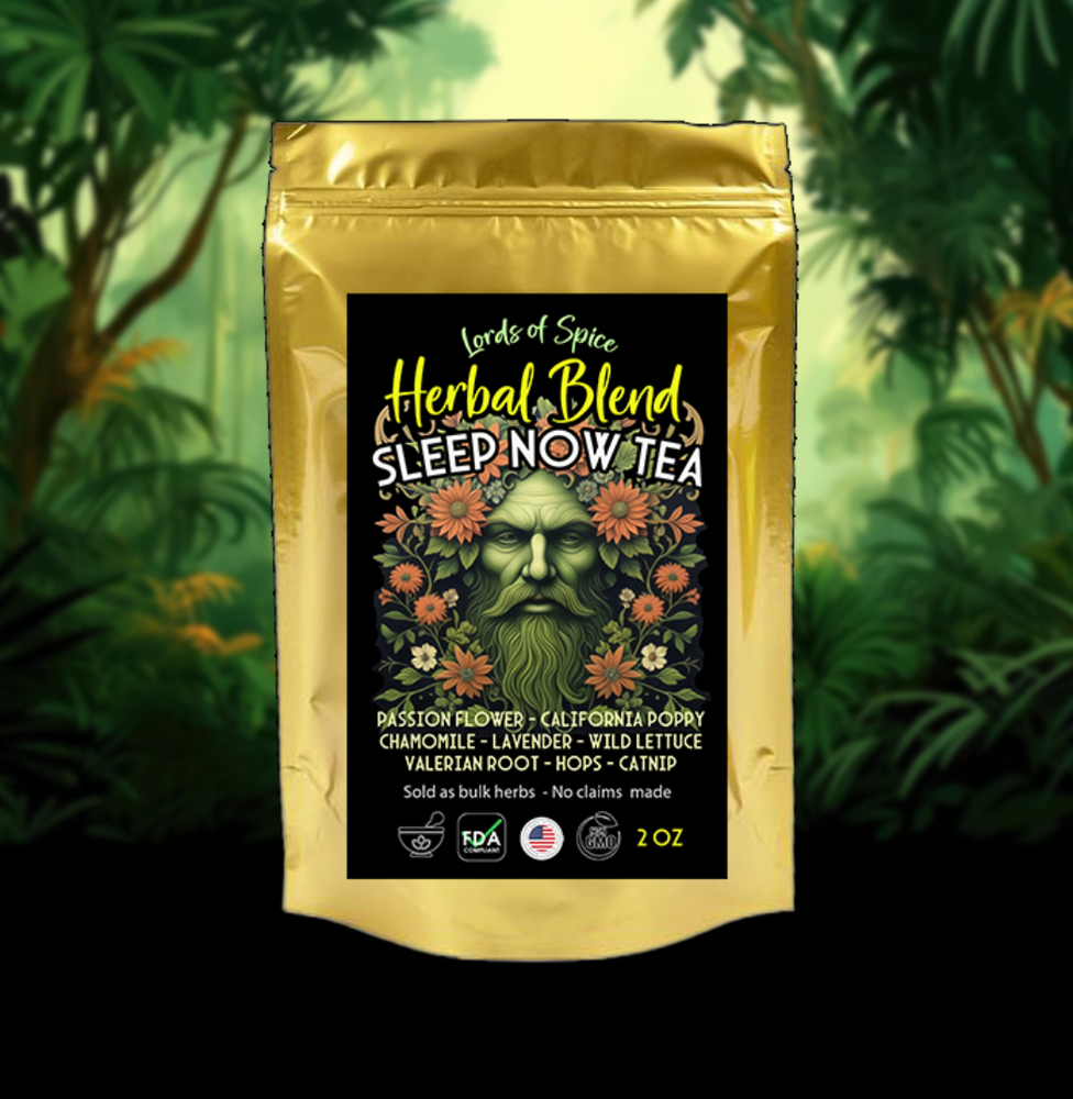 SLEEP NOW Insomnia & Over Thinking Herbalist Grade Herbal Sleep Tea USA 2oz