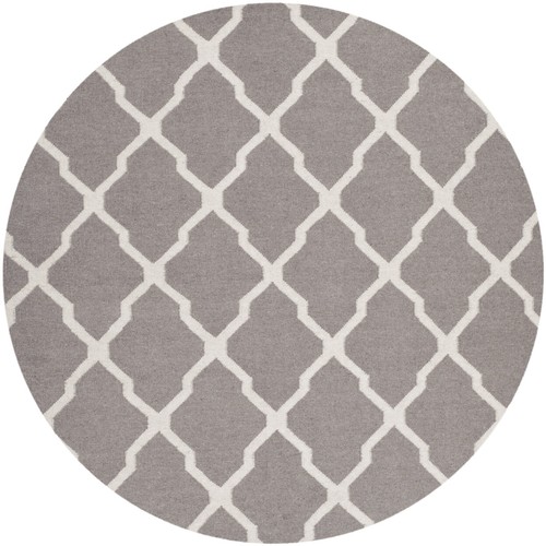 SAFAVIEH Dhurries DHU634G Handwoven Dark Grey /Ivory Rug - Picture 4 of 22
