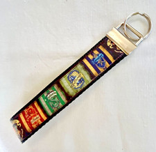 HANDMADE KEY CHAIN Decorated With HARRY POTTER RIBBON, KEY FOB, WRIST LANYARD