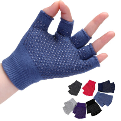 Non-slip Half Finger Cycle weight lifting Training Bus Driving Glove  Fingerles в
