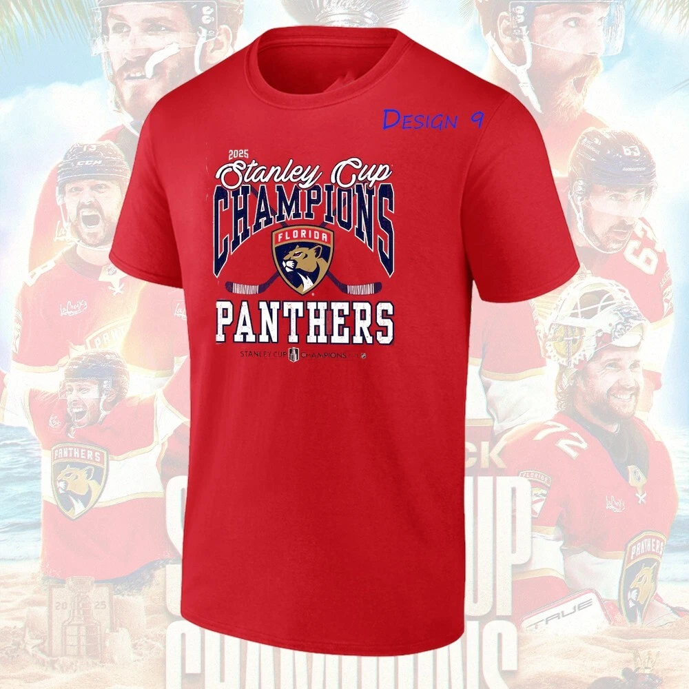 Florida Panthers 2025 Stanley Cup Champions One Side T-Shirt