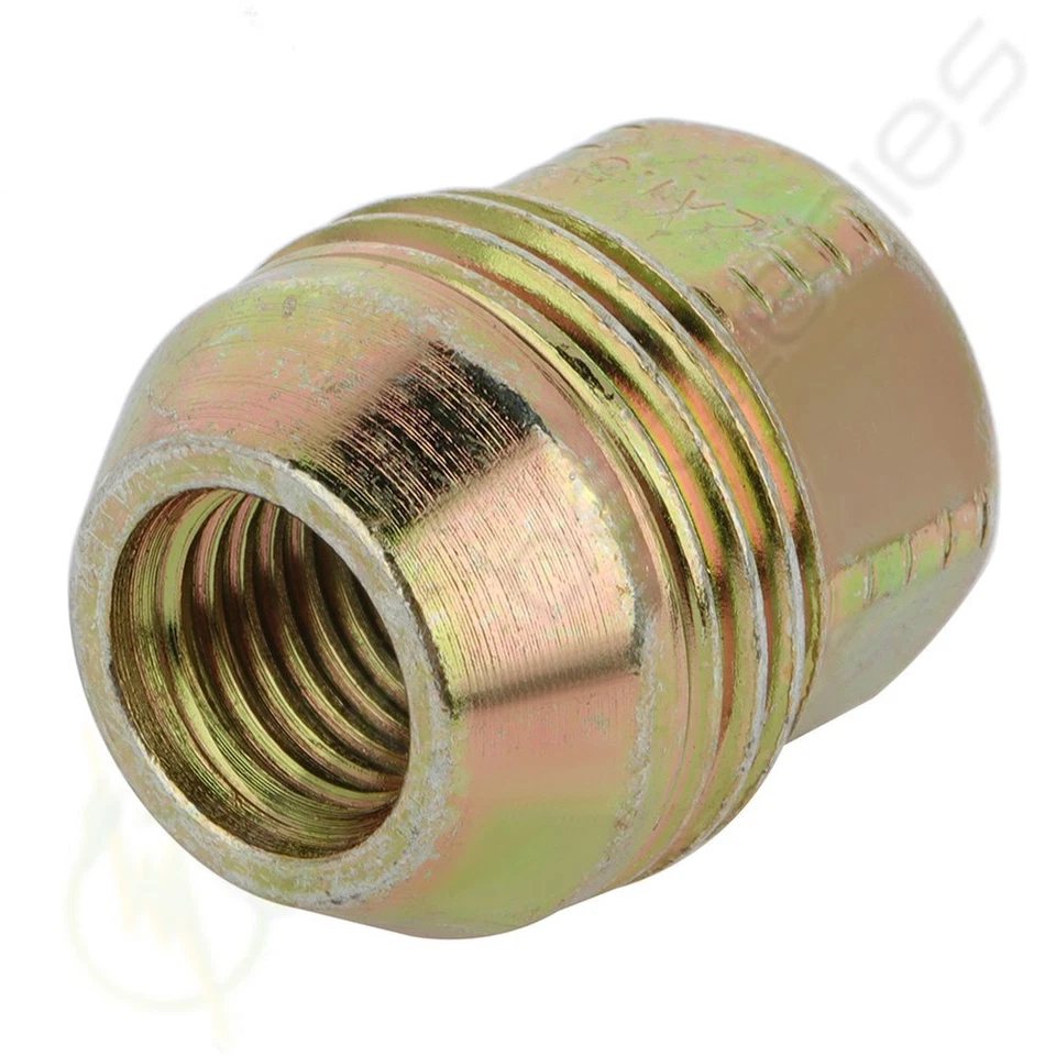 20 tuercas de bellota abultadas de zinc dorado M12x1,5 para Chevrolet Malibu 1997-2012 Foto 4 de 4